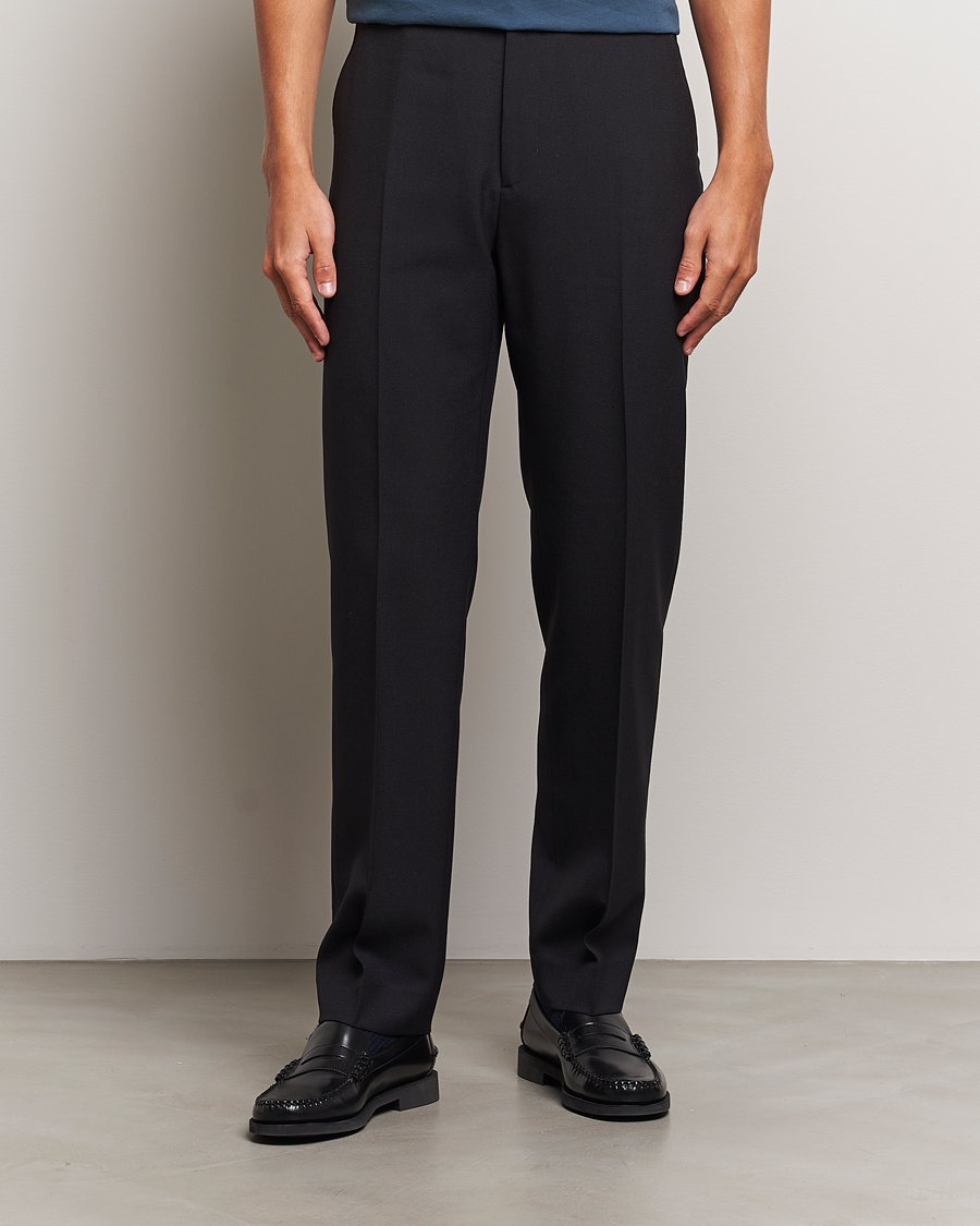 Homme | Pantalons | Filippa K | Tapered Tailored Trousers Black