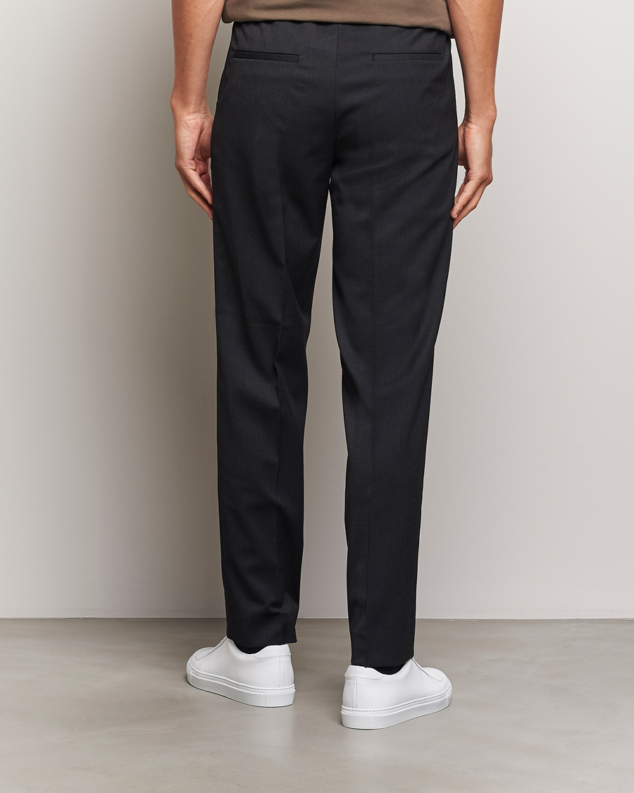 Homme | Pantalons | Filippa K | Relaxed Terry Wool Trousers Anthracite
