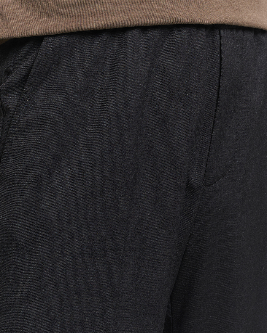 Homme | Pantalons | Filippa K | Relaxed Terry Wool Trousers Anthracite