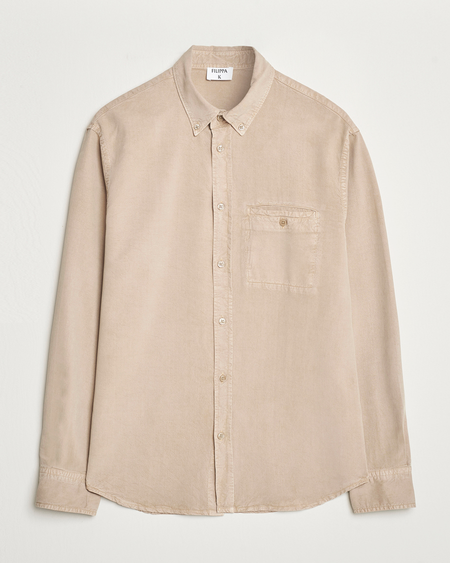 Homme | Chemises | Filippa K | Zachary Lyocell Shirt Faded Khaki