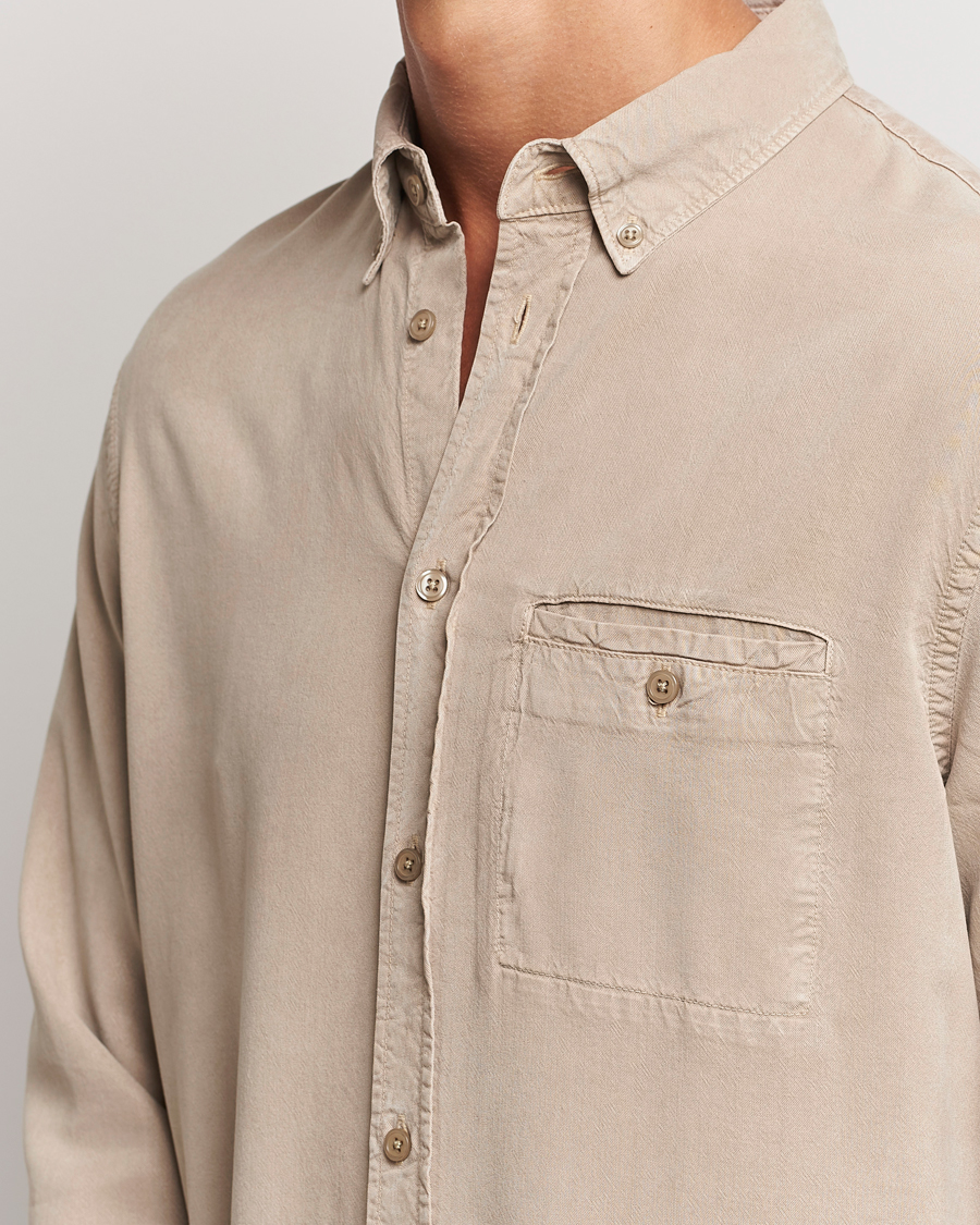 Homme | Chemises | Filippa K | Zachary Lyocell Shirt Faded Khaki