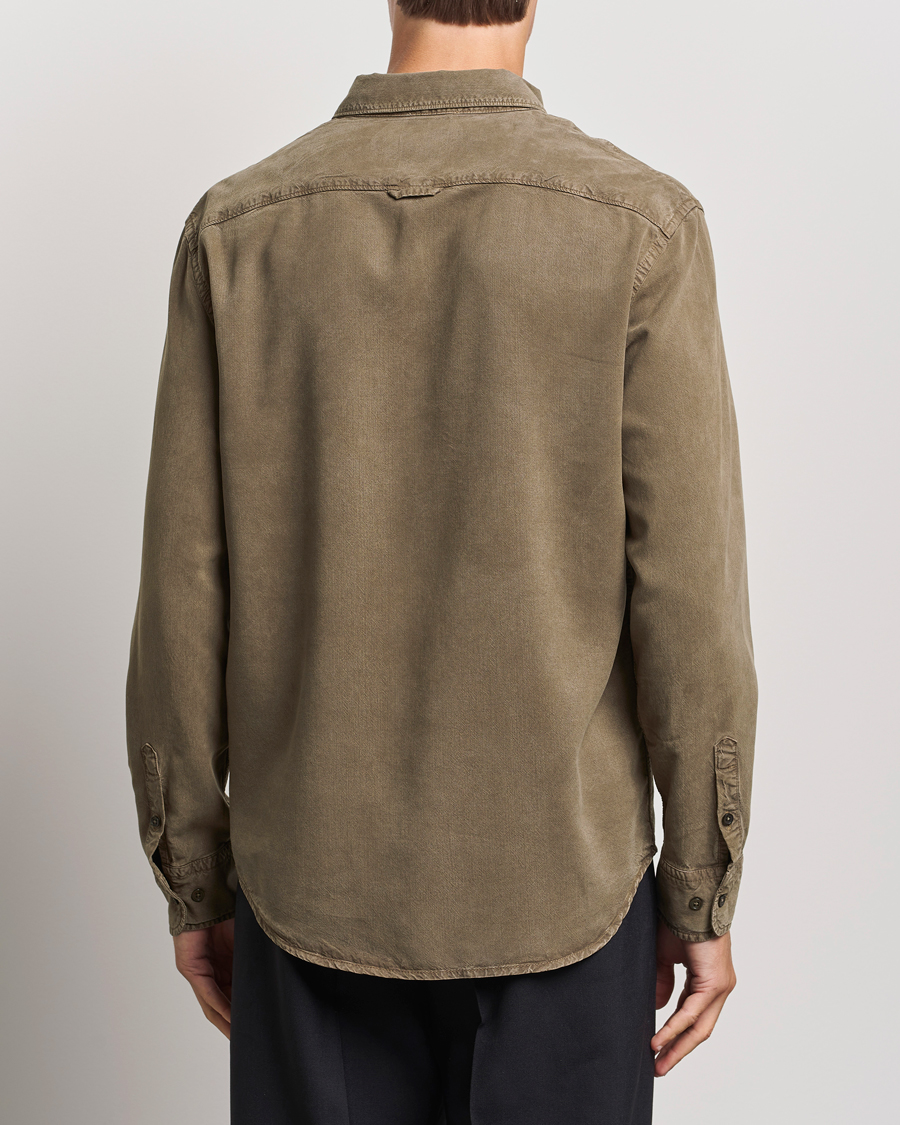 Homme | Chemises | Filippa K | Zachary Lyocell Shirt Dark Sage