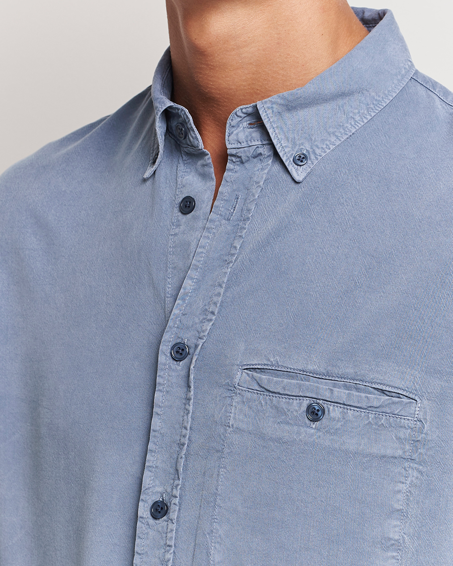 Homme | Chemises | Filippa K | Zachary Lyocell Shirt Grey Blue