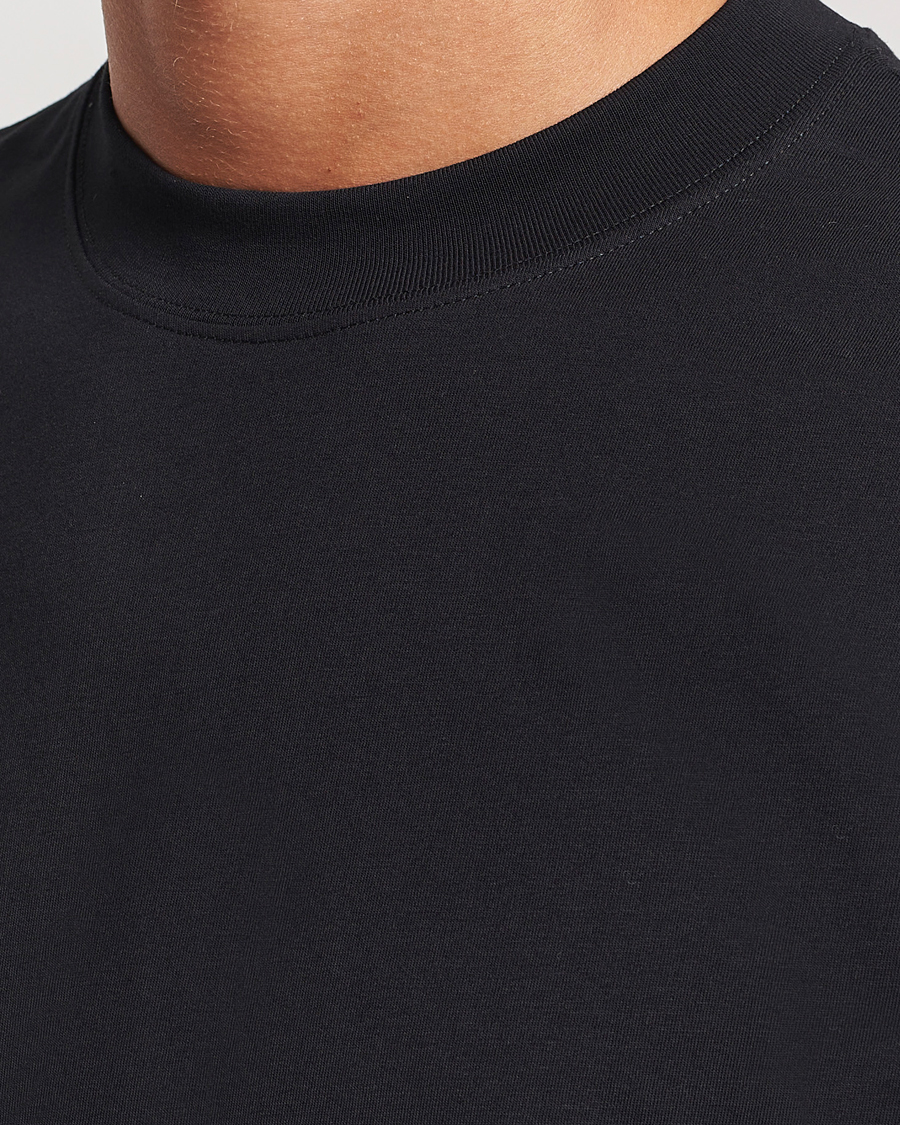 Homme | T-shirts | Filippa K | Mock Neck T-Shirt Black