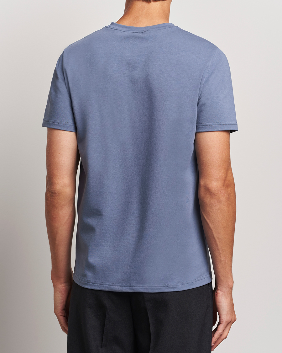 Homme | T-shirts | Filippa K | Soft Lycra T-Shirt Grey Blue