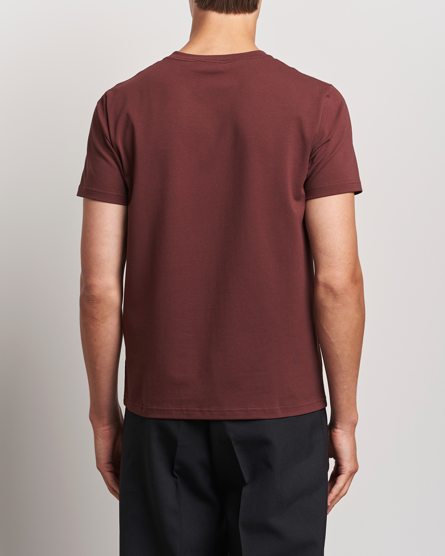 Homme | T-shirts | Filippa K | Soft Lycra T-Shirt Mahogany Brown