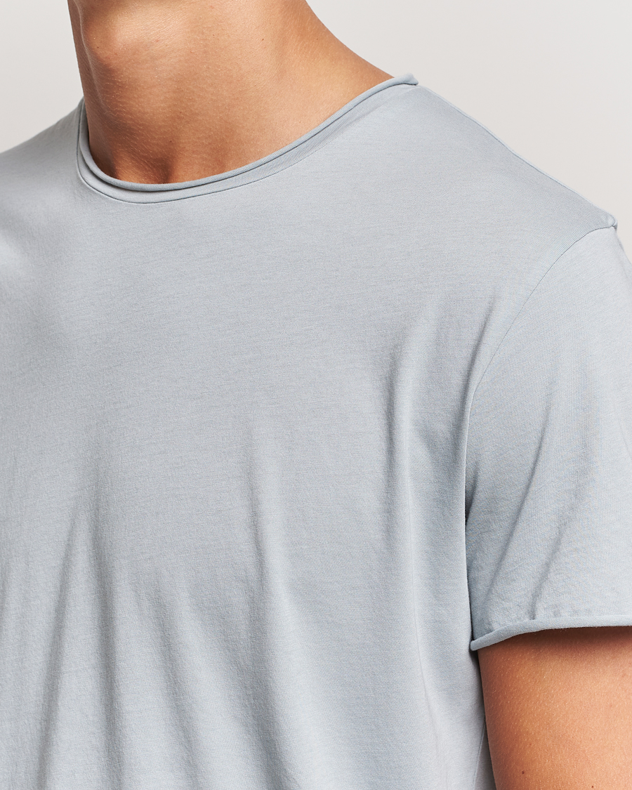 Homme | T-shirts | Filippa K | Roll Neck Crew Neck T-Shirt Thunderstorm