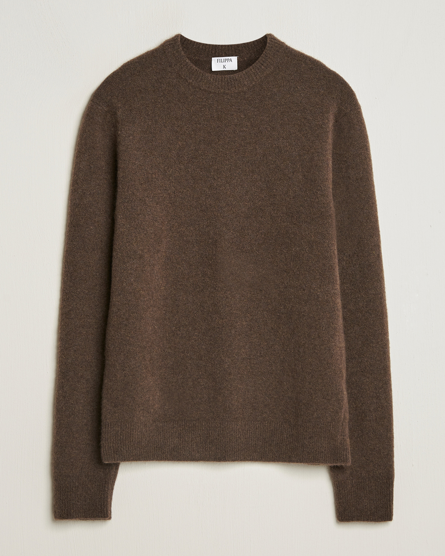 Homme | Pulls Et Tricots | Filippa K | Yak Knitted Sweater Driftwood
