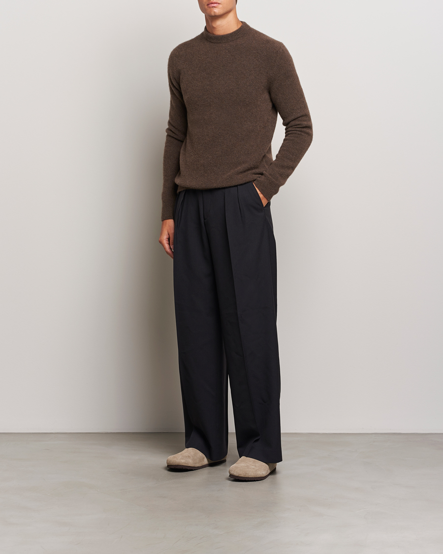 Homme | Pulls Et Tricots | Filippa K | Yak Knitted Sweater Driftwood