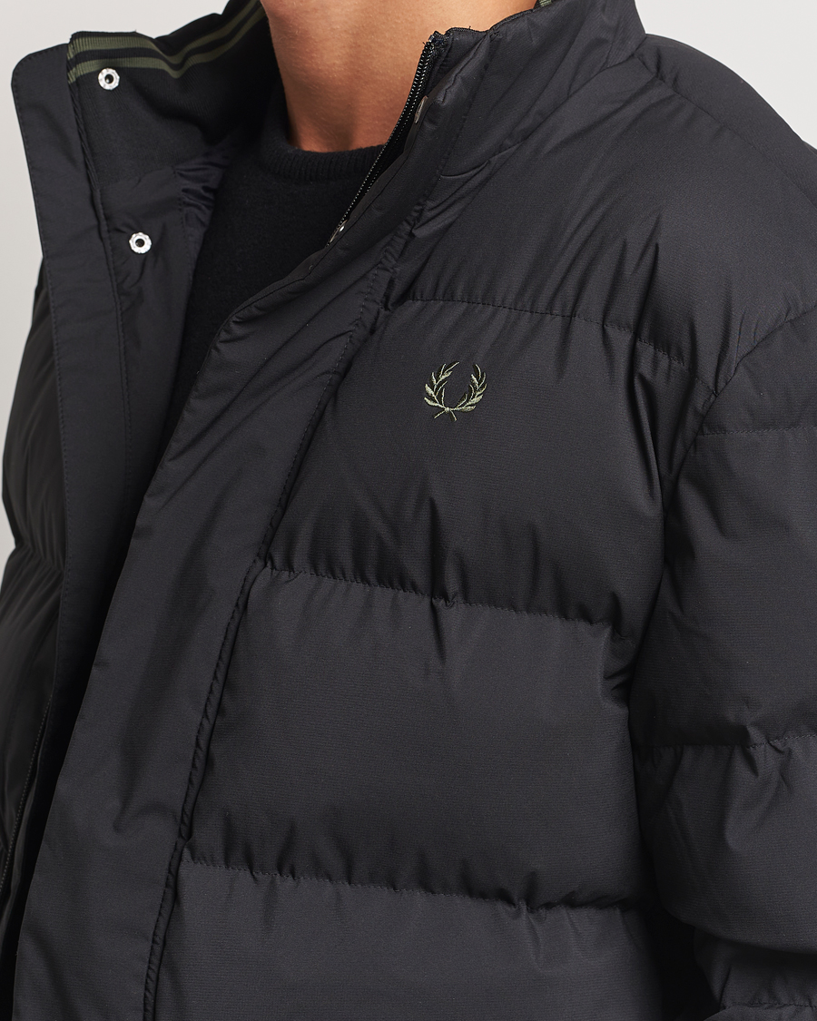 Homme | Manteaux Et Vestes | Fred Perry | Padded Pocket Down Jacket Black