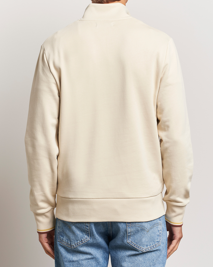 Homme | Pulls Et Tricots | Fred Perry | Half Zip Sweatshirt Oatmeal