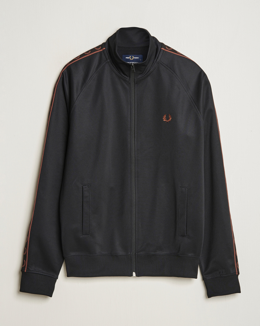 Homme | Pulls Et Tricots | Fred Perry | Taped Track Jacket Black