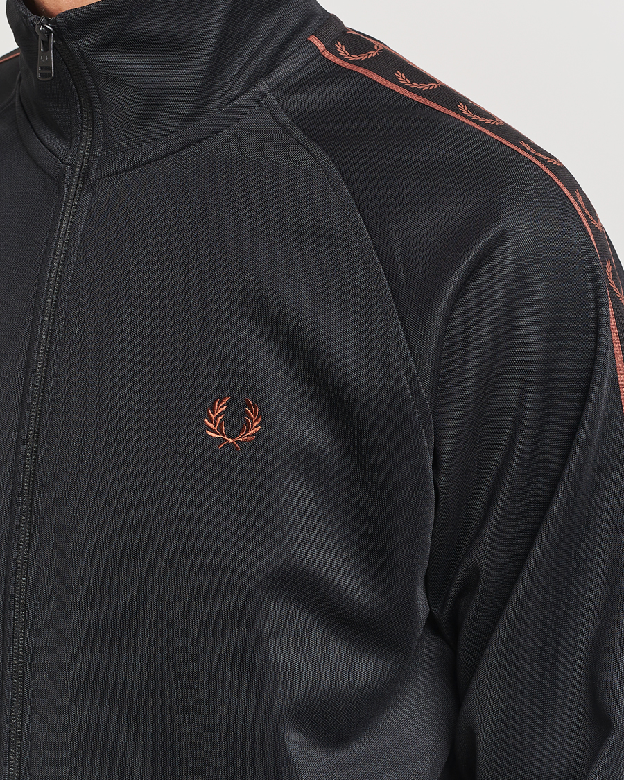 Homme | Pulls Et Tricots | Fred Perry | Taped Track Jacket Black