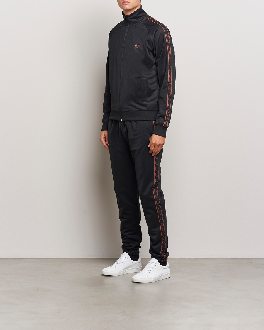 Homme | Pantalons | Fred Perry | Taped Track Pants Black