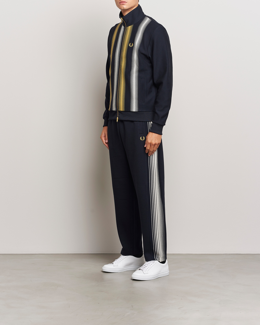 Homme | Pantalons | Fred Perry | Ombre Striped Track Pants Navy