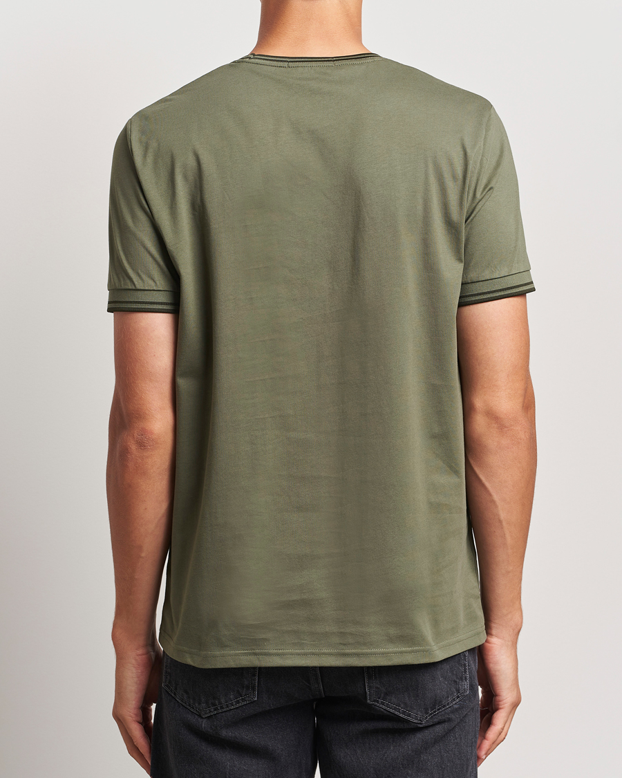 Homme | T-shirts | Fred Perry | Twin Tipped T-Shirt Laurel Green