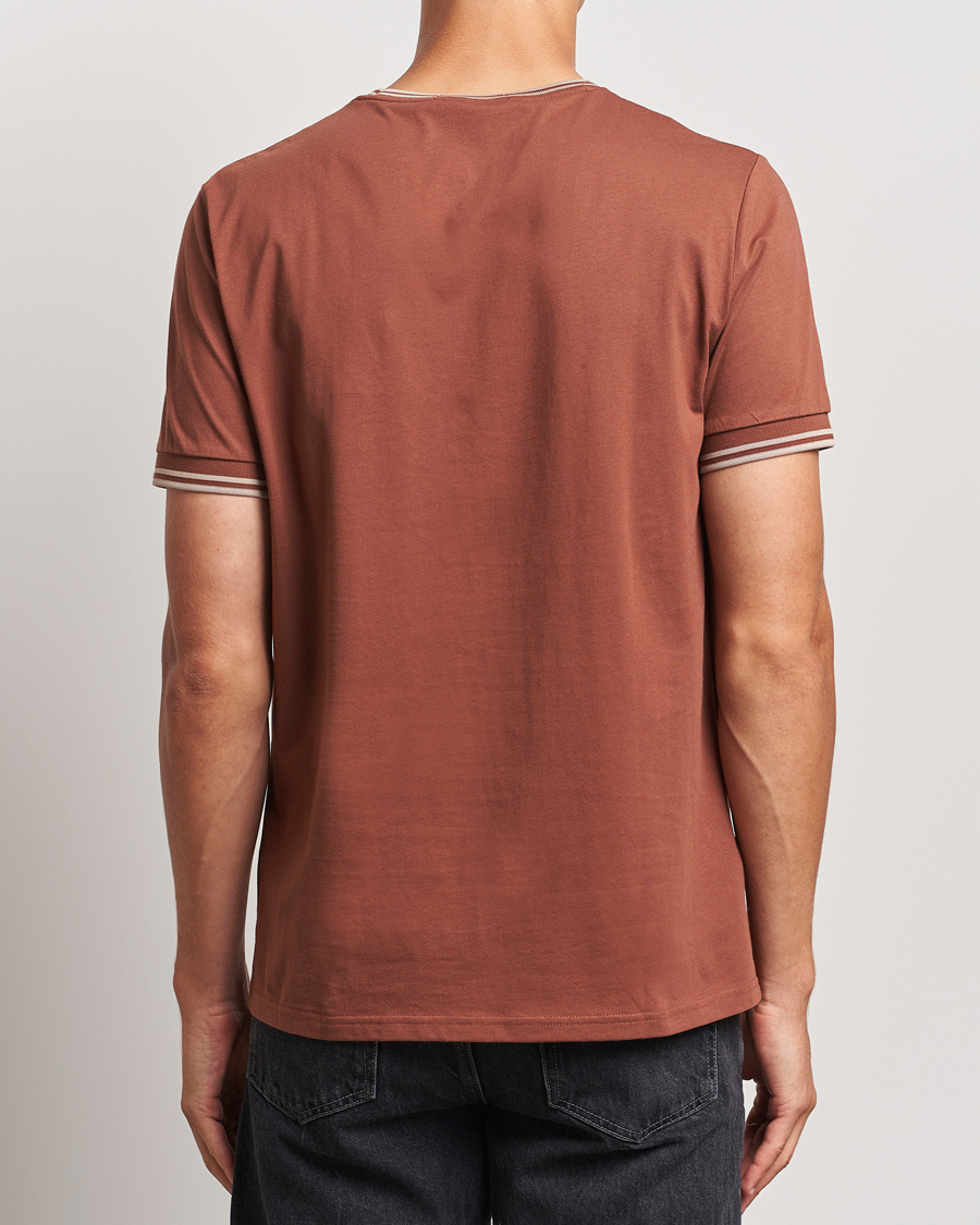 Homme | T-shirts | Fred Perry | Twin Tipped T-Shirt Whiskey Brown