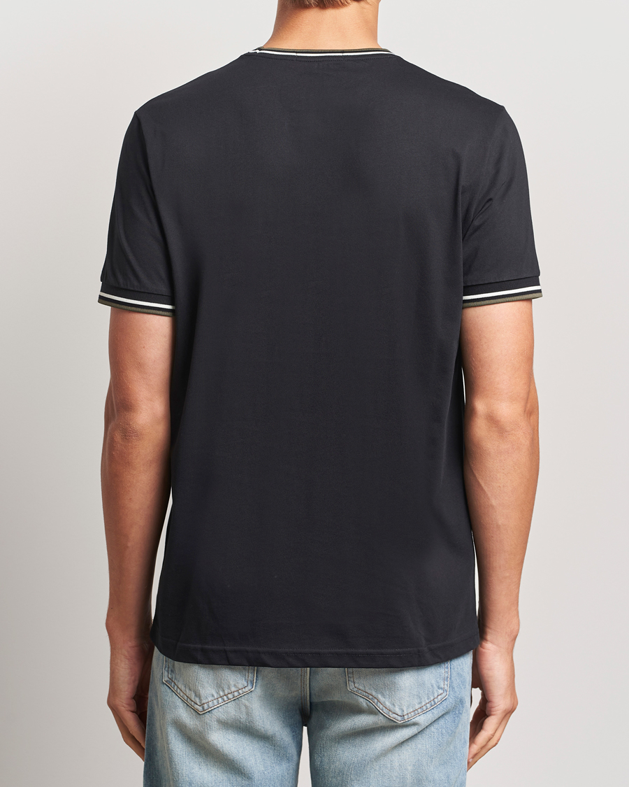 Homme | T-shirts | Fred Perry | Twin Tipped T-Shirt Black