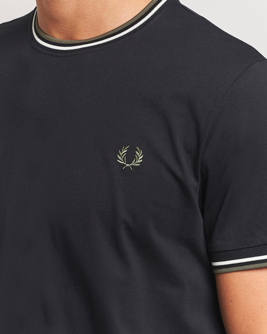 Homme | T-shirts | Fred Perry | Twin Tipped T-Shirt Black