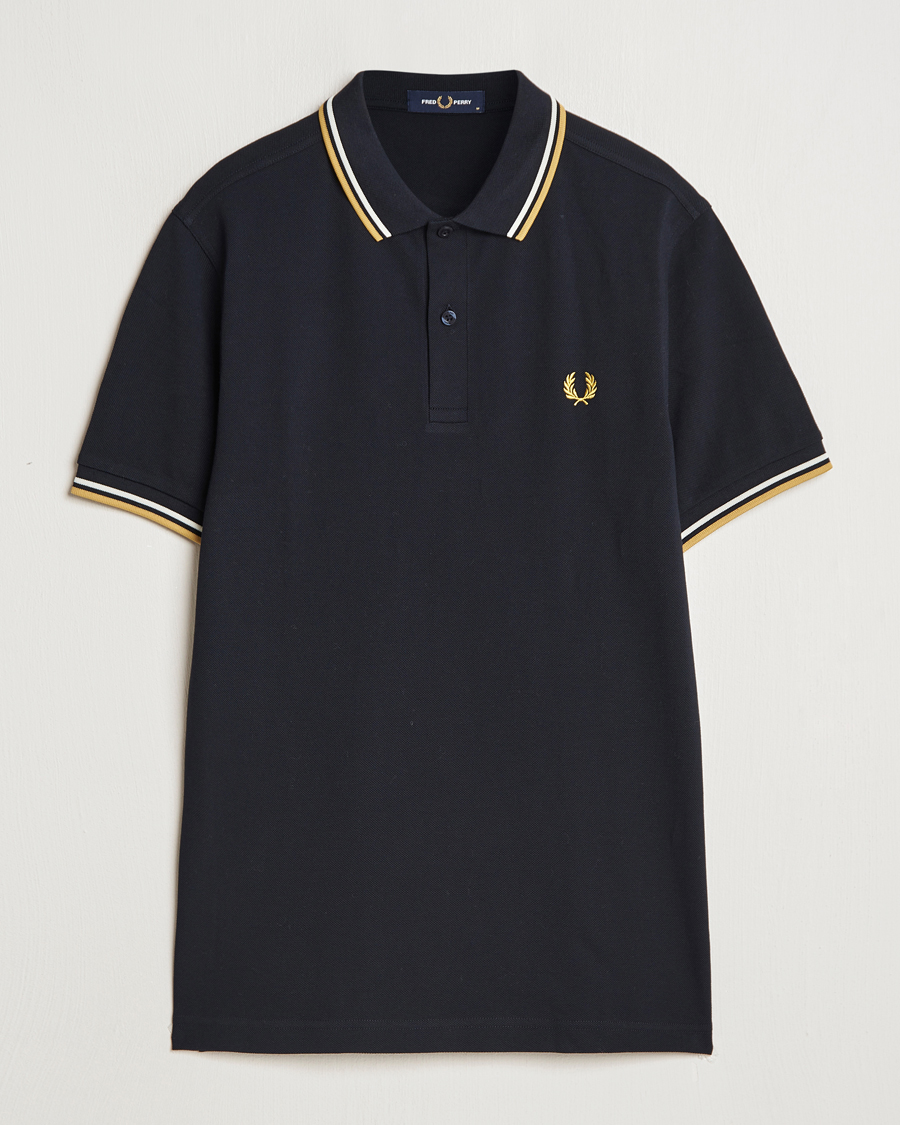 Homme | Polos | Fred Perry | Twin Tipped Shirt Navy