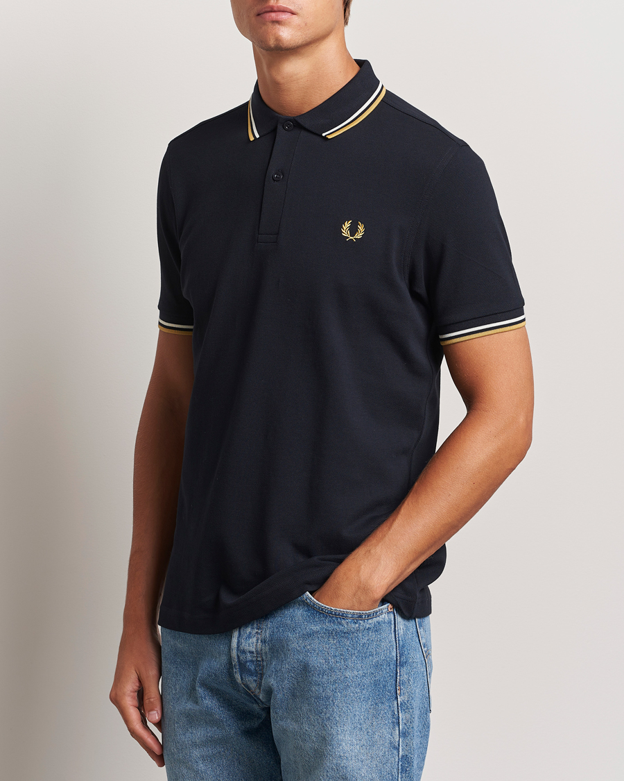 Homme | Polos | Fred Perry | Twin Tipped Shirt Navy