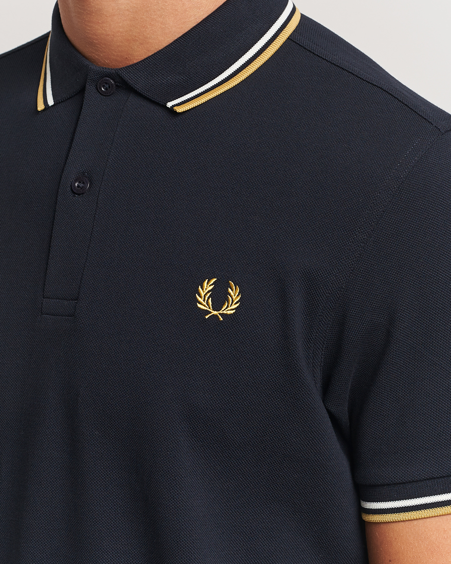 Homme | Polos | Fred Perry | Twin Tipped Shirt Navy