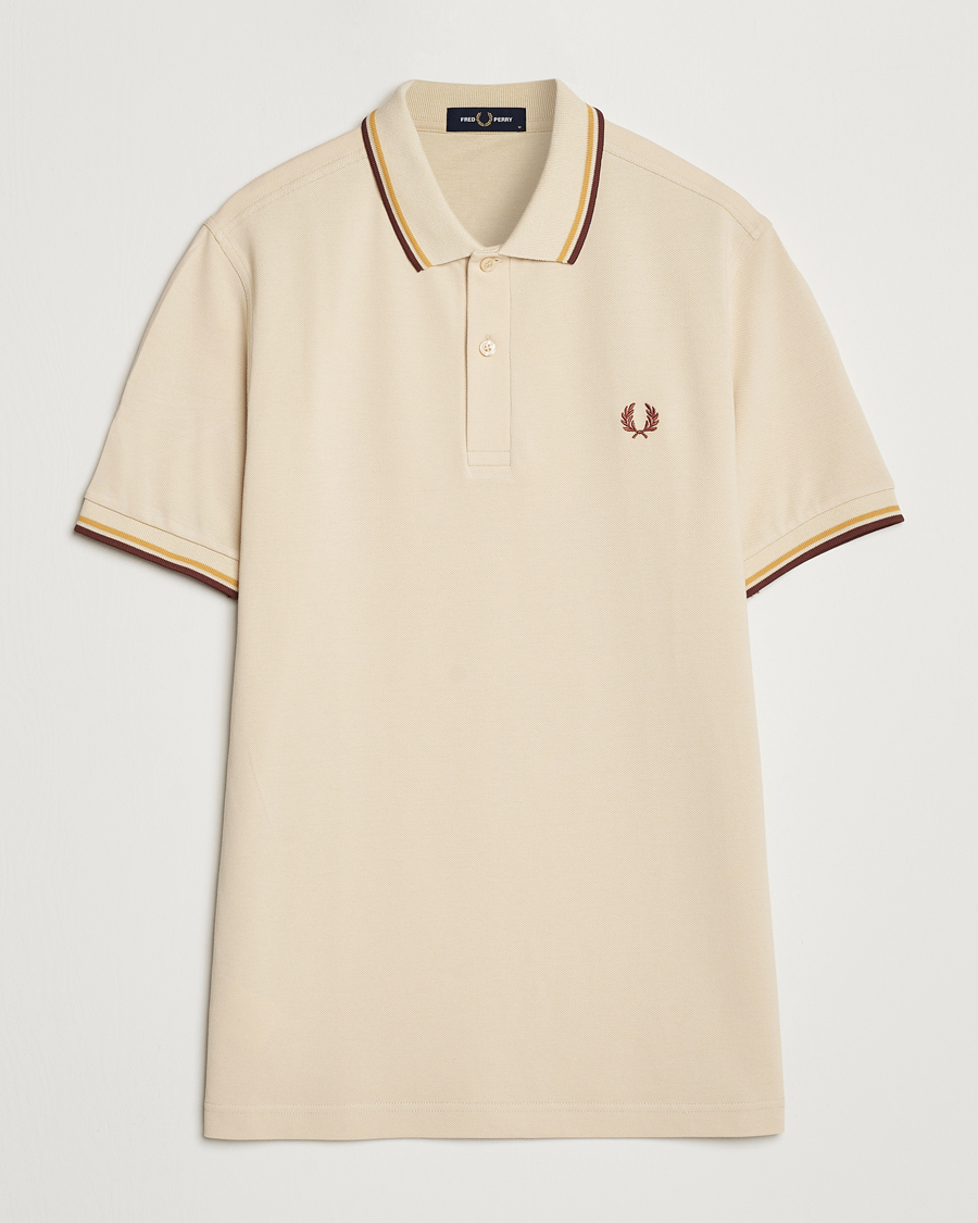 Homme | Polos | Fred Perry | Twin Tipped Shirt Oatmeal