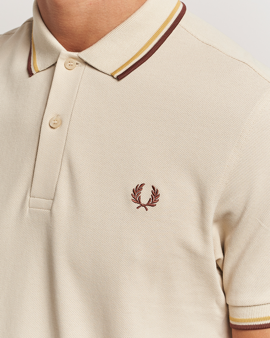 Homme | Polos | Fred Perry | Twin Tipped Shirt Oatmeal