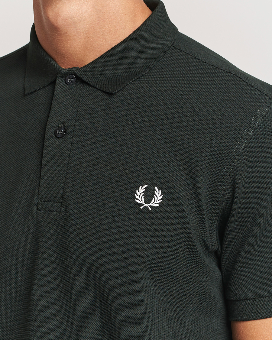 Homme | Polos | Fred Perry | Plain Polo Shirt Night Green