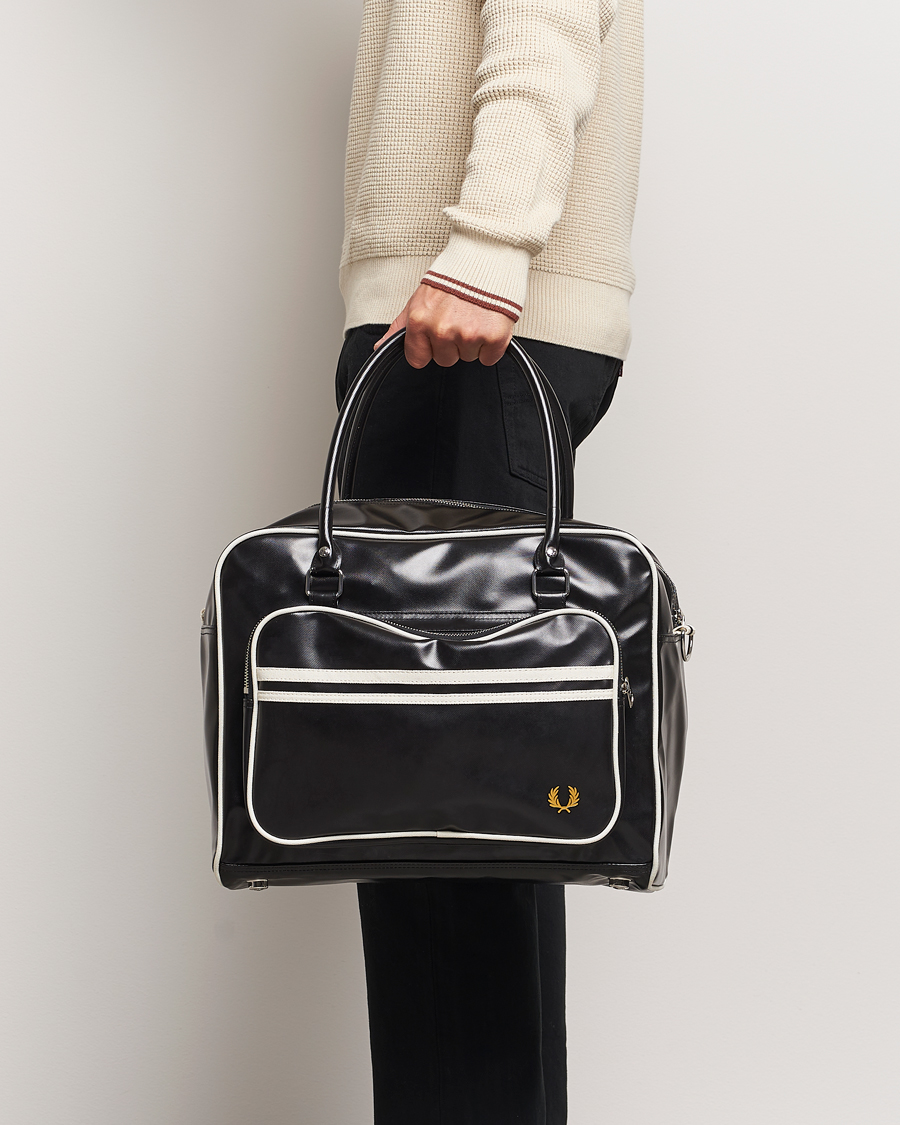 Homme | Fred Perry Classic Holdall Black/Ecru | Fred Perry | Classic Holdall Black/Ecru