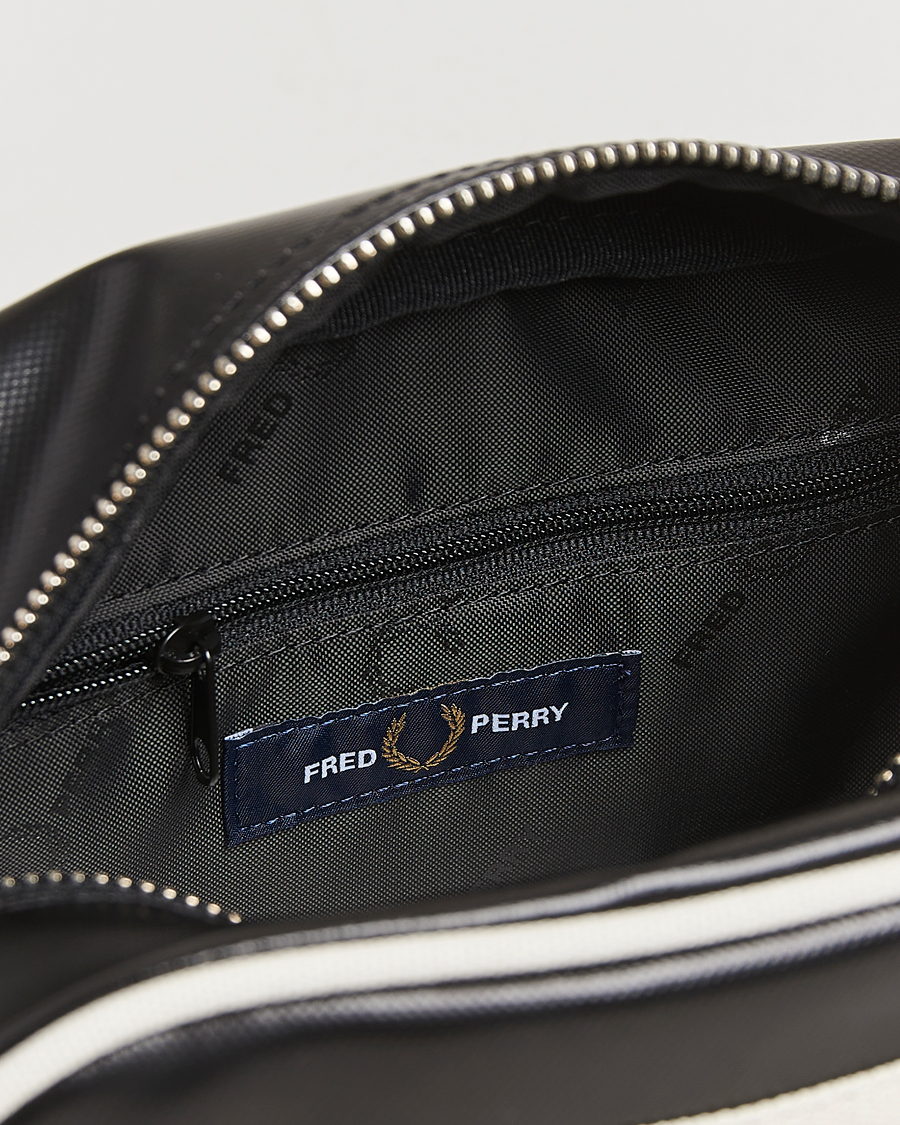 Homme | Fred Perry Classic Washbag Black/Ecru | Fred Perry | Classic Washbag Black/Ecru