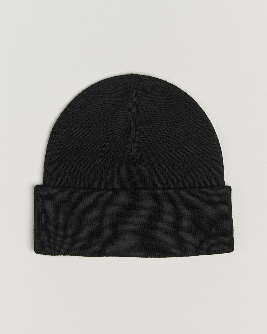 Homme | Fred Perry Merino Wool Beanie Black | Fred Perry | Merino Wool Beanie Black