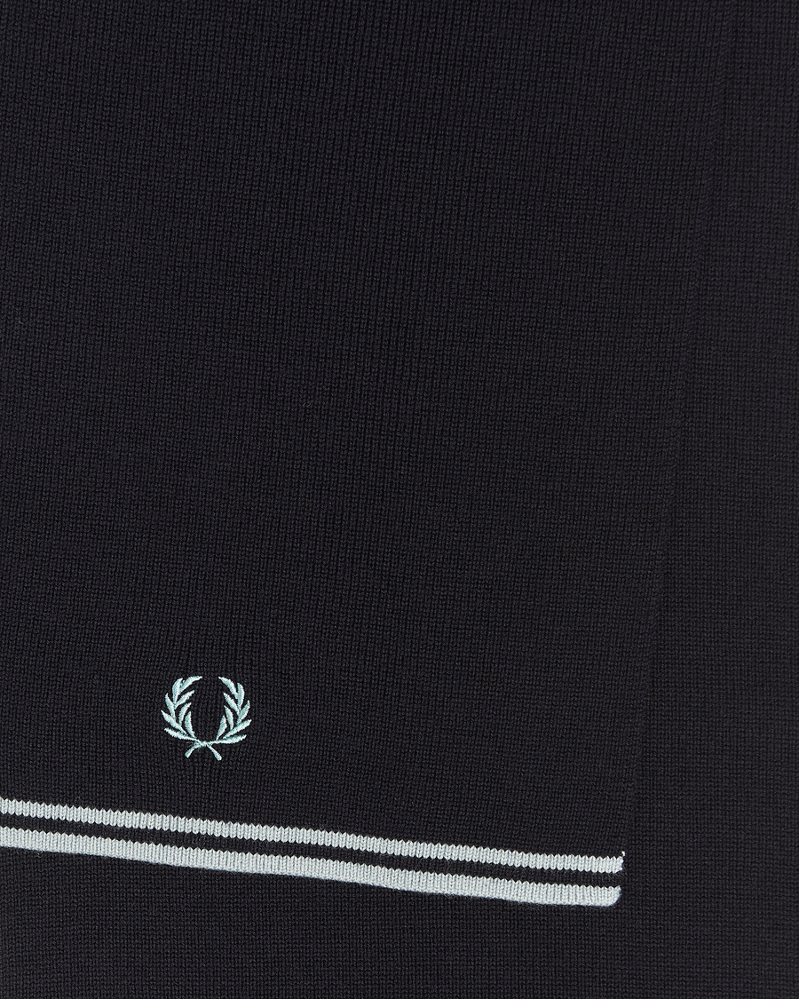 Homme | Fred Perry Twin Tipped Merino Wool Scarf Navy | Fred Perry | Twin Tipped Merino Wool Scarf Navy