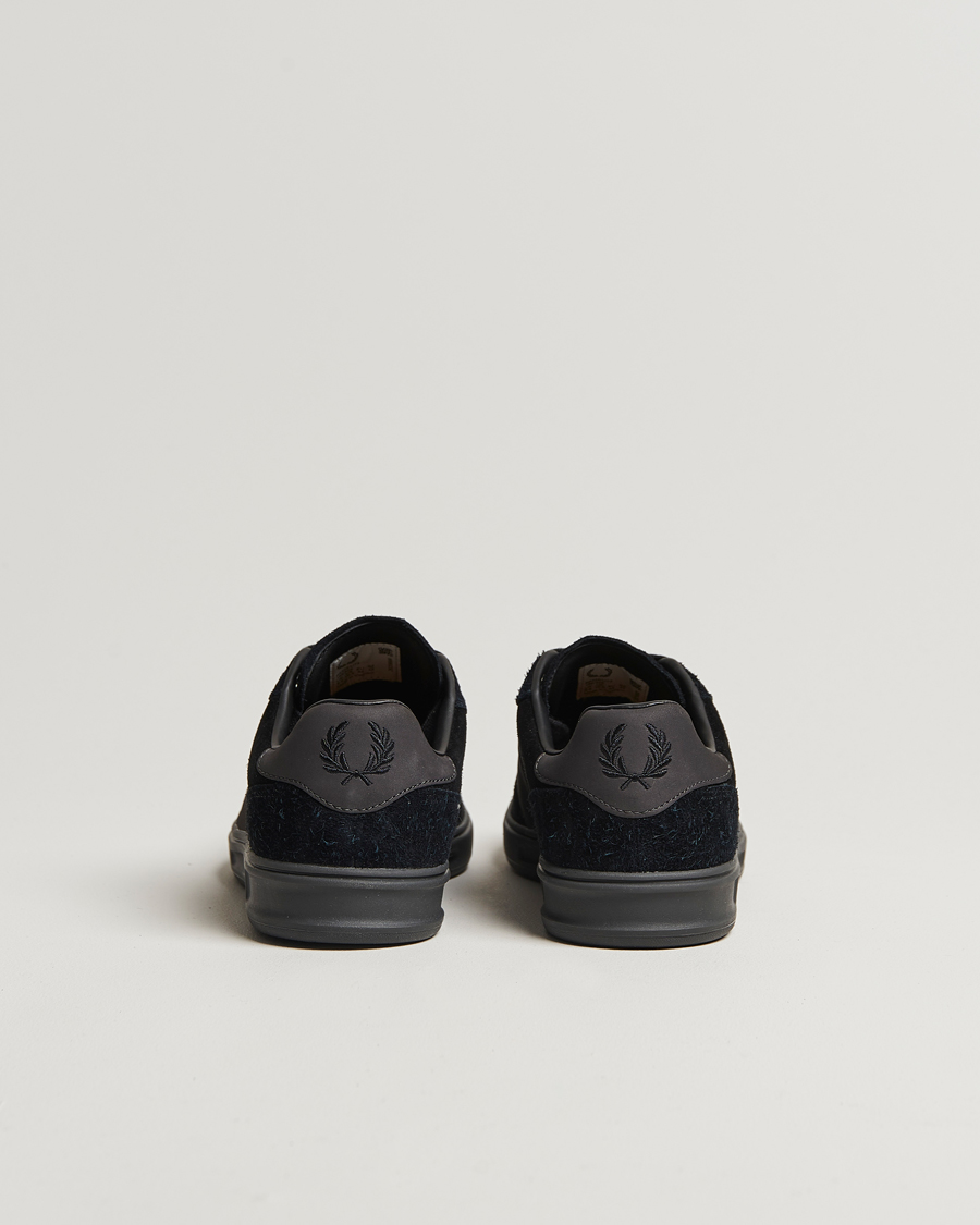 Homme | Fred Perry B4 Suede Sneaker Black | Fred Perry | B4 Suede Sneaker Black