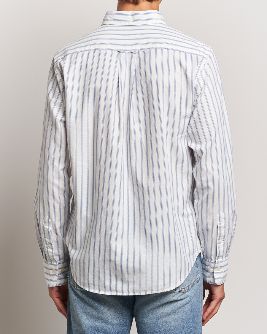 Homme | Chemises | GANT | Archive Oxford Stripe Shirt Egg Shell