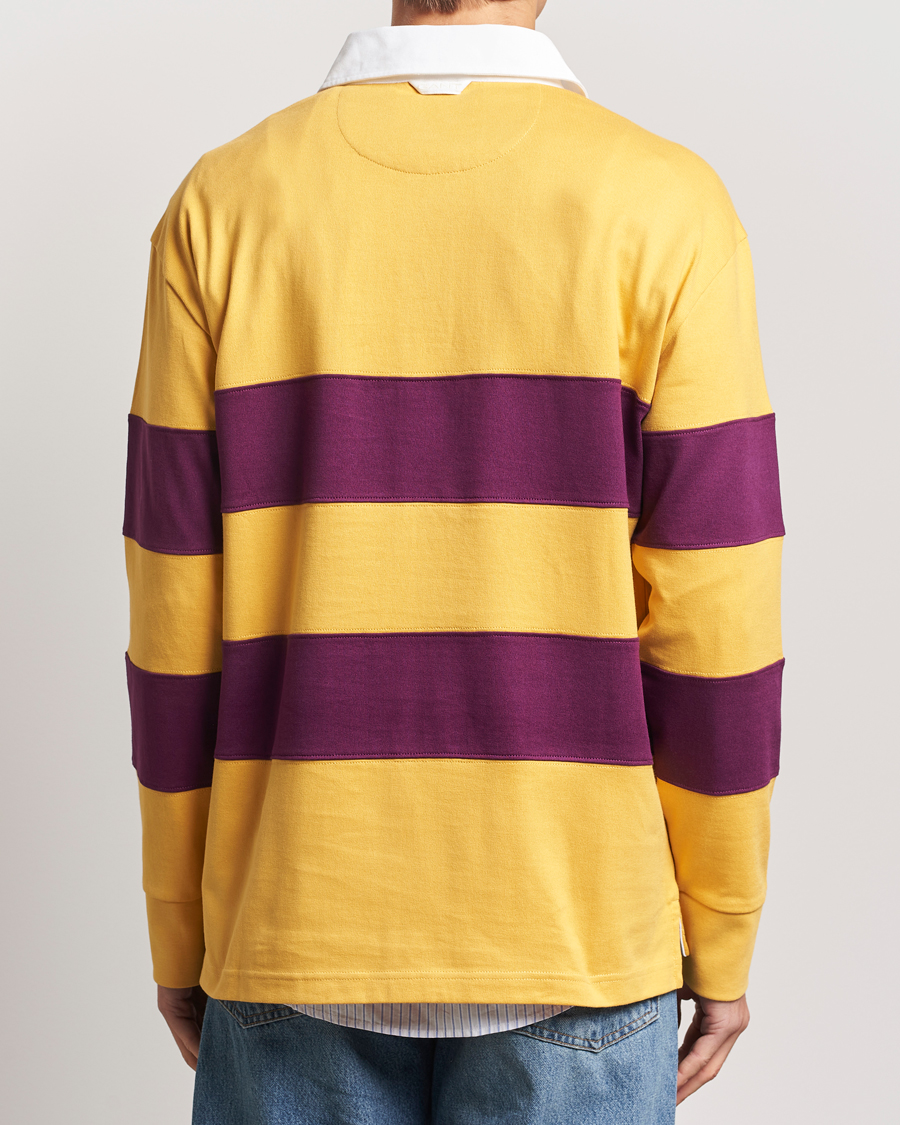 Homme | Pulls Et Tricots | GANT | Block Stripe Heavy Rugger Faded Sunset