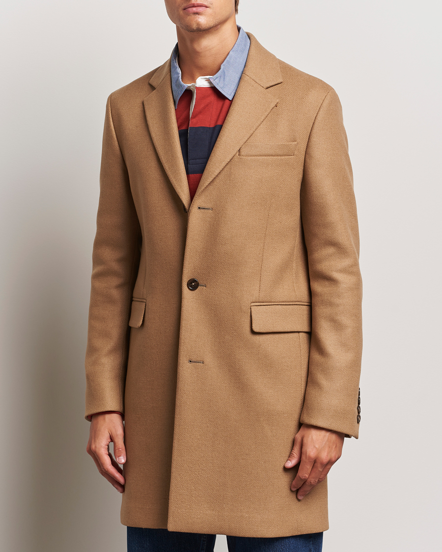Homme | Manteaux Et Vestes | GANT | Classic Wool Coat Mustard Beige