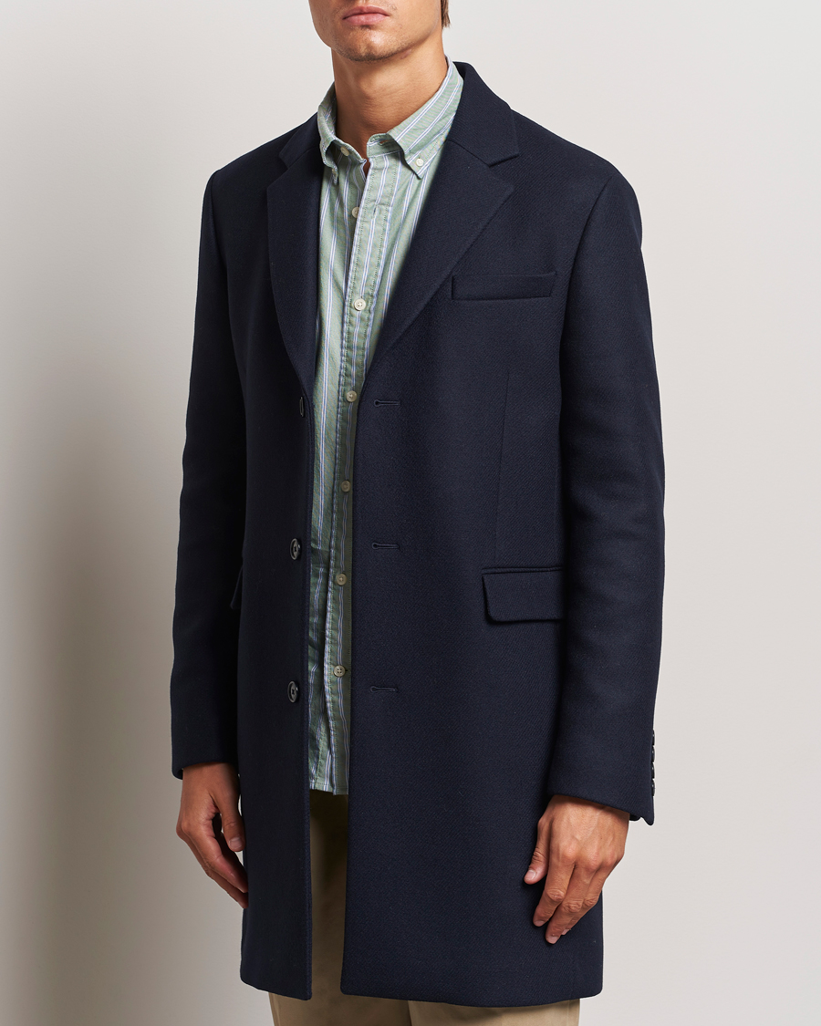 Homme | Manteaux Et Vestes | GANT | Classic Wool Coat Night Blue