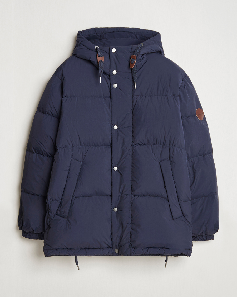 Homme | Manteaux Et Vestes | GANT | Expedition Down Puffer Evening Blue