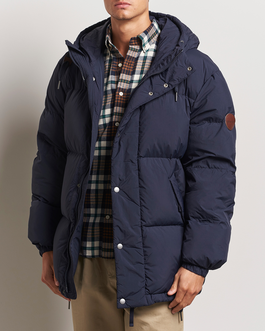 Homme | Manteaux Et Vestes | GANT | Expedition Down Puffer Evening Blue