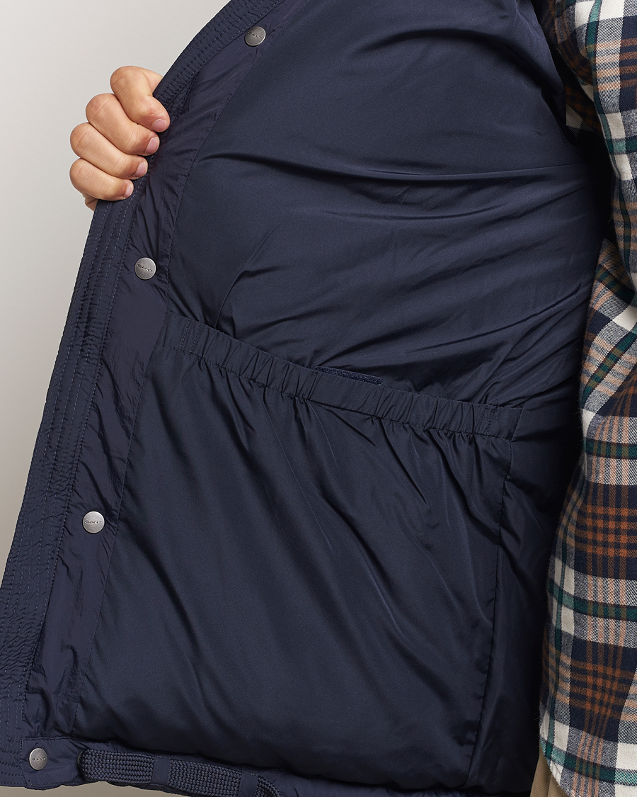 Homme | Manteaux Et Vestes | GANT | Expedition Down Puffer Evening Blue