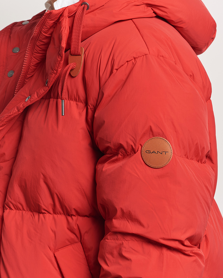 Homme | Manteaux Et Vestes | GANT | Expedition Down Puffer Ruby Red