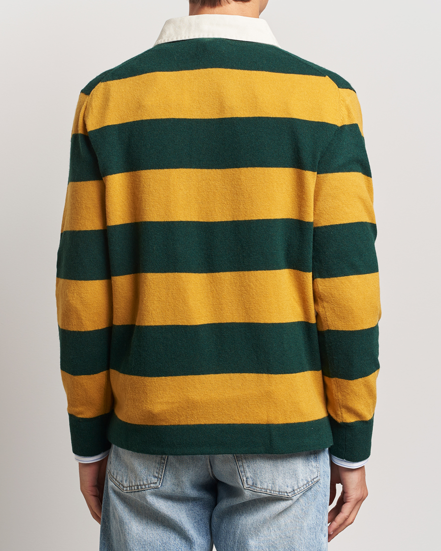 Homme | Pulls Et Tricots | GANT | Extra Fine Lambswool Striped Rugger Tartan Green