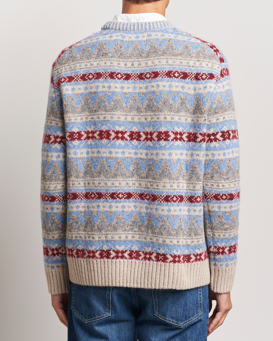 Homme | Pulls Et Tricots | GANT | Fair Isle Crew Neck Clear Sky