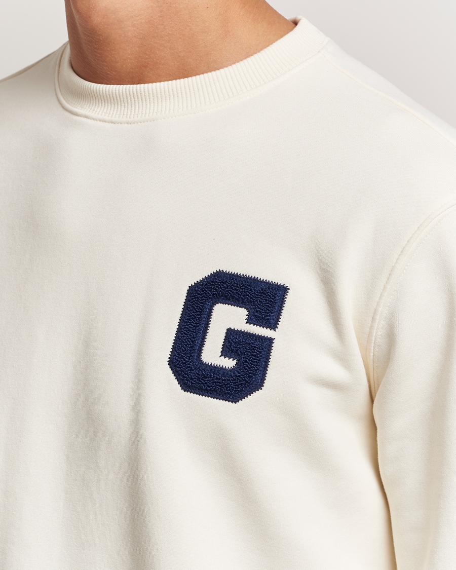 Homme | Pulls Et Tricots | GANT | G Graphic Sweatshirt Cream