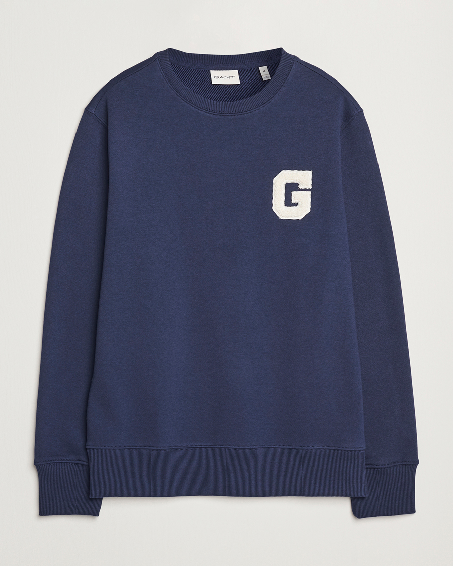 Homme | Pulls Et Tricots | GANT | G Graphic Sweatshirt Classic Blue