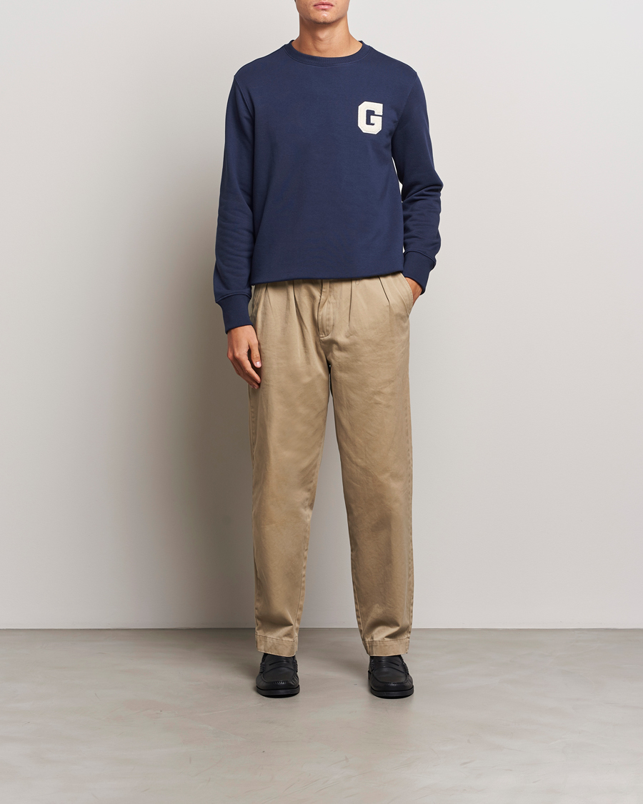 Homme | Pulls Et Tricots | GANT | G Graphic Sweatshirt Classic Blue