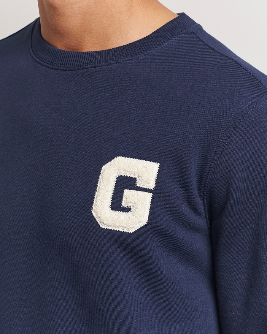 Homme | Pulls Et Tricots | GANT | G Graphic Sweatshirt Classic Blue