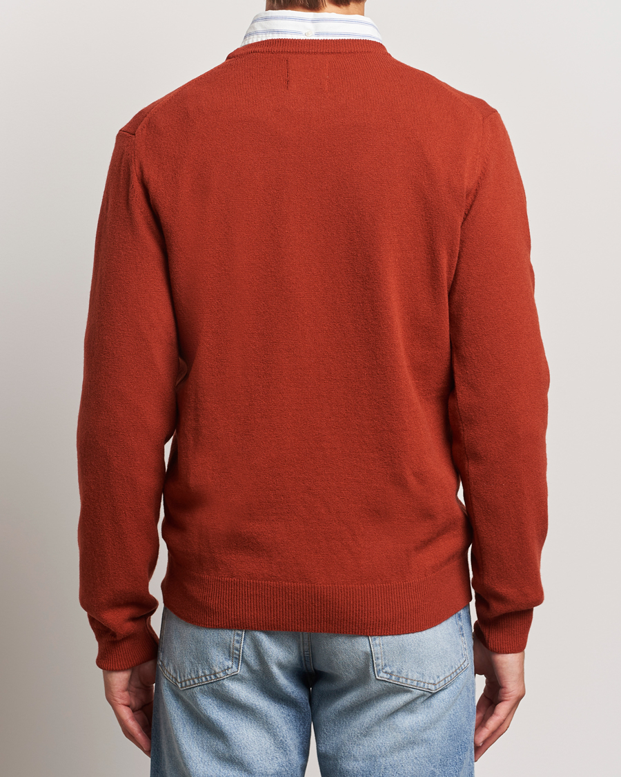 Homme | Pulls Et Tricots | GANT | Lambswool Crew Neck Pullover Iron Red