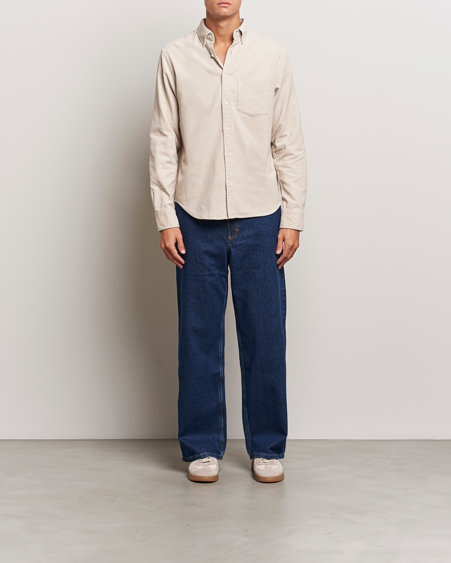 Homme | Chemises | Gant | Regular Fit Corduroy Shirt Putty